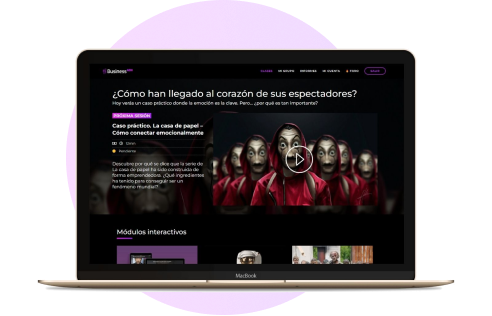 Plataforma tipo Netflix para evitar el aburrimiento